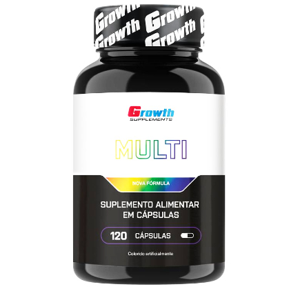 Multivitamínico Growth - 120 Cápsulas - Growth Supplements