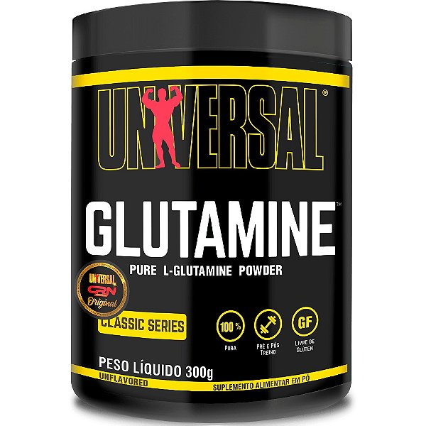 Glutamina 100% Pura - 300g - Universal Nutrition