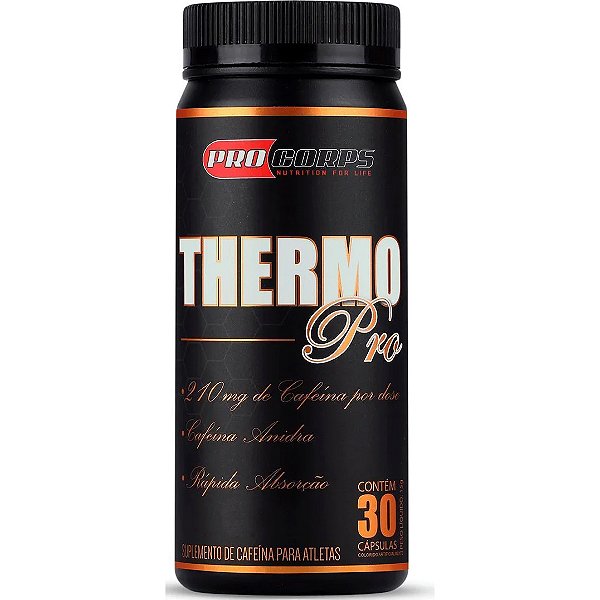 Thermo Pro (Cafeína 210mg) - 30 Cápsulas - Pro Corps