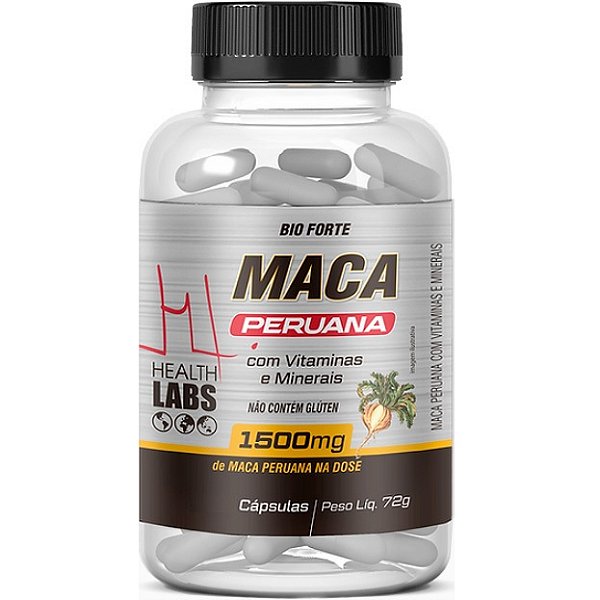 Maca Peruana (1500mg) - 60 Cápsulas - Health Labs