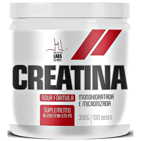 Creatina 100% Pura Micronizada e Monohidratada - 300g - Health Labs