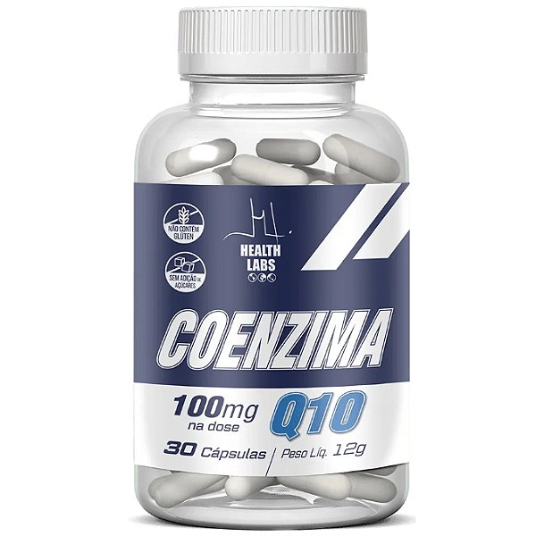 Coenzima Q10 - 100mg - 30 Cápsulas - Health Labs