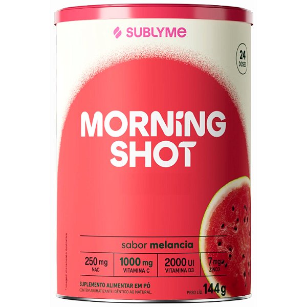 Morning Shot - 144g - Sublyme (Rende 24 Doses Ação Antioxidante NAC Combate Radicais Livres)