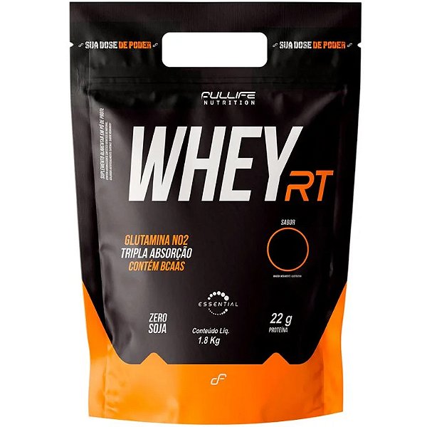 Whey Protein RT - Proteína Concentrada - Pacote 1800g - Fullife Nutrition