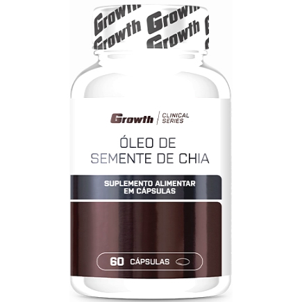 Óleo de Chia - 60 Cápsulas - Growth Supplements