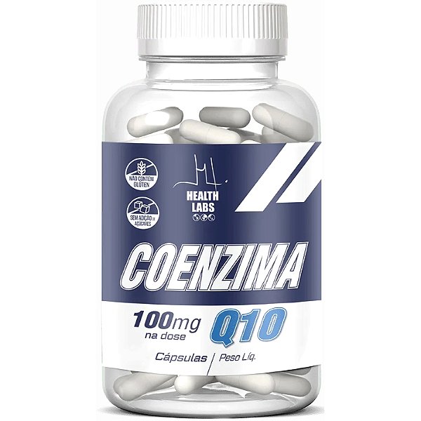 Coenzima Q10 - 60 Cápsulas - 100mg na Dose - Health Labs