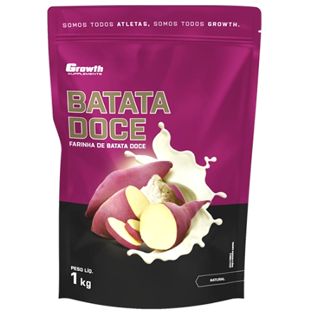 Batata Doce em Pó - 1kg - Growth Supplements (Sem Adição de Sabor)