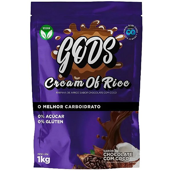 Cream of Rice Farinha de Arroz - 1Kg - Canibal Inc (Versátil para Alimentação Estratégica)