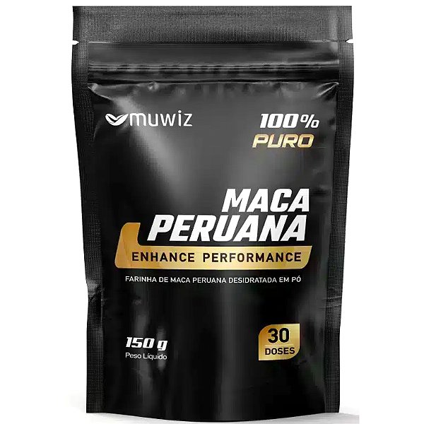 Maca Peruana - 150g Refil - Muwiz (Energia Vitalidade Disposição Raiz Peruana)