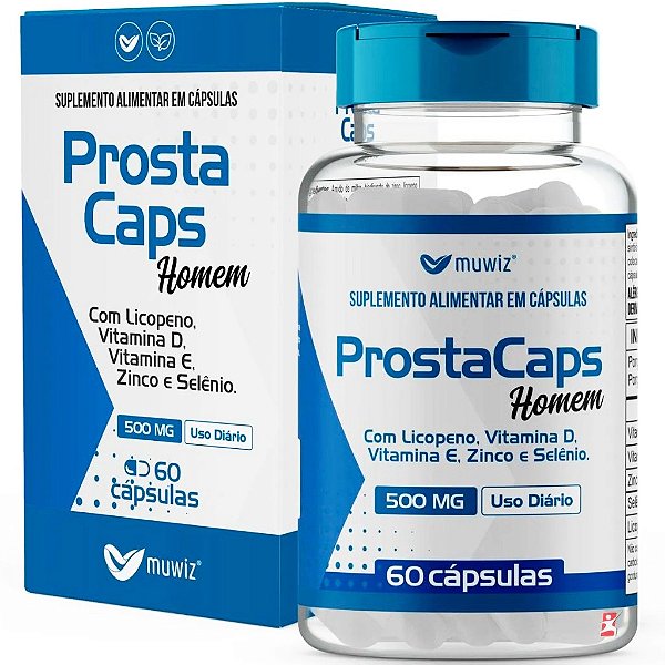 Prosta Caps Homem - 60 Cápsulas - Muwiz (Saúde Masculina Bem-Estar Masculino Suplemento)