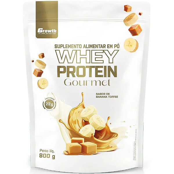 Whey Protein Gourmet - 800g - Growth Supplements (Sabor e Performance na Medida Certa)