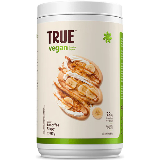 True Vegan (Proteína Vegana Isolada) - 837g - True Source (Manutenção Massa Magra Zero Lactose)