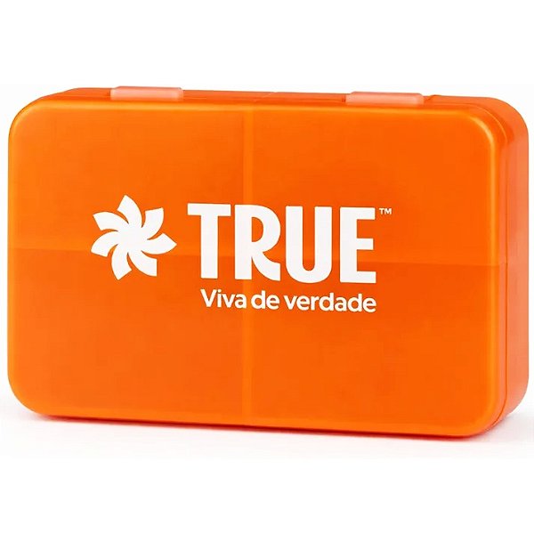 Porta Comprimidos com 8 Divisórias - True Source (Organizador Semanal para Cápsulas e Comprimidos)