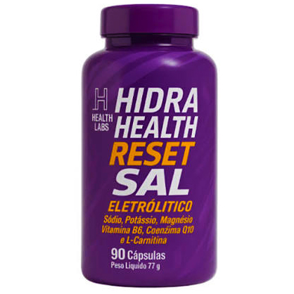 Hidra Reset Salt 90 Cápsulas Health Labs (Previne Cãibras e Retarda a Fadiga Muscular)