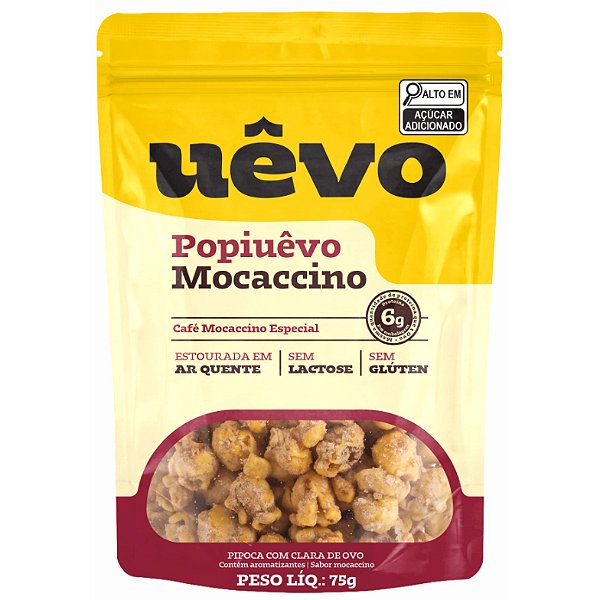 Pipoca Proteica Popiuêvo - 75g - Uêvo (Snack Proteico Fonte de Energia e Disposição)