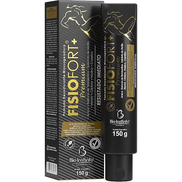 Pomada Fisiofort Premium - 150g - Bio Instinto (Relaxamento Muscular Massagem Corpora)