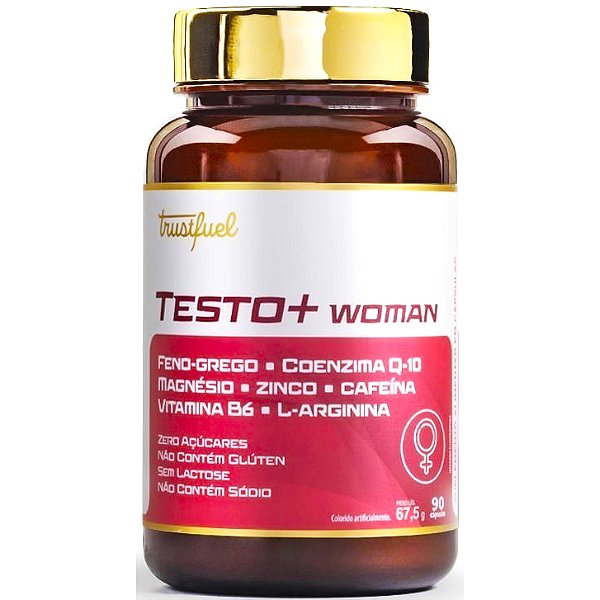 Testo Woman - 90 Cápsulas - Trustfuel (Aumenta Libido ou Melhora Desempenho Feminino)