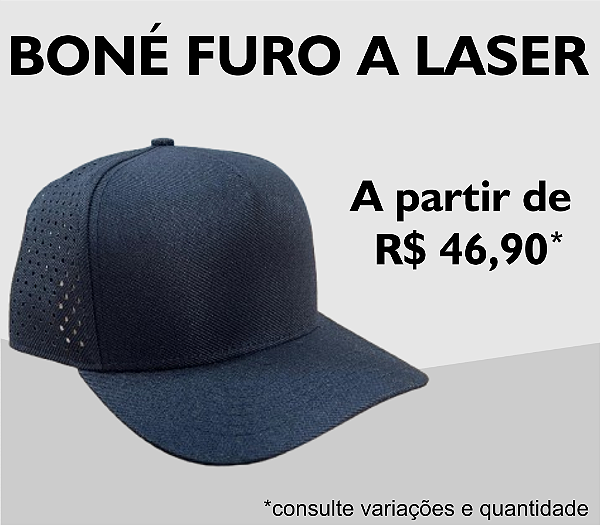 BONÉ FURO A LASER PERSONALIZADO