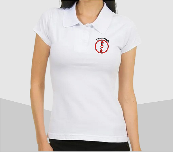 CAMISA POLO BABYLOOK FEMININA ODONTOLOGIA 03