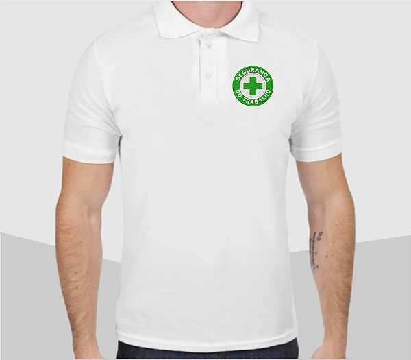 CAMISA POLO MASCULINA SEGURANÇA DO TRABALHO