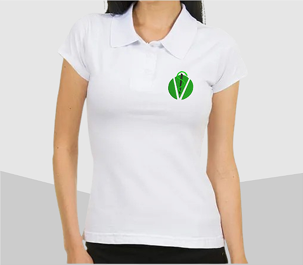 CAMISA POLO BABYLOOK FEMININA MEDICINA VETERINÁRIA 04