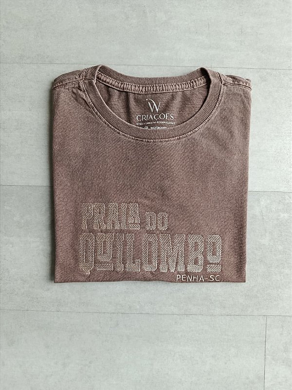 T-Shirt Praiana Estonada Praia do Quilombo - Penha