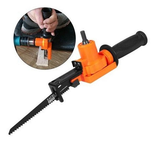 Adaptador Serra sabre Tico Tico Para Furadeira E Parafusadeira Tssaper TSADP01
