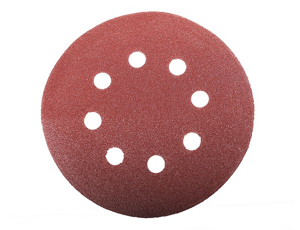 10pc Discos de lixa com fixador 8 furos 125mm 5'' Tssaper