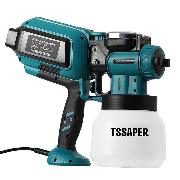 Pulverizador de Pintura pistola Elétrico 550w com 3 bicos Tssaper