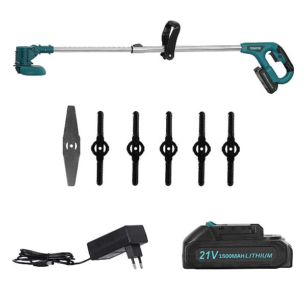 Aparador Cortador de Grama Portátil a Bateria de 21V 1500mah TSAP21V Tssaper