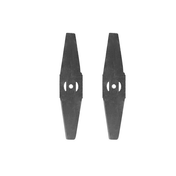 Kit de 2 Facas Lâminas de Metal para Aparador de Grama a Bateria Tssaper
