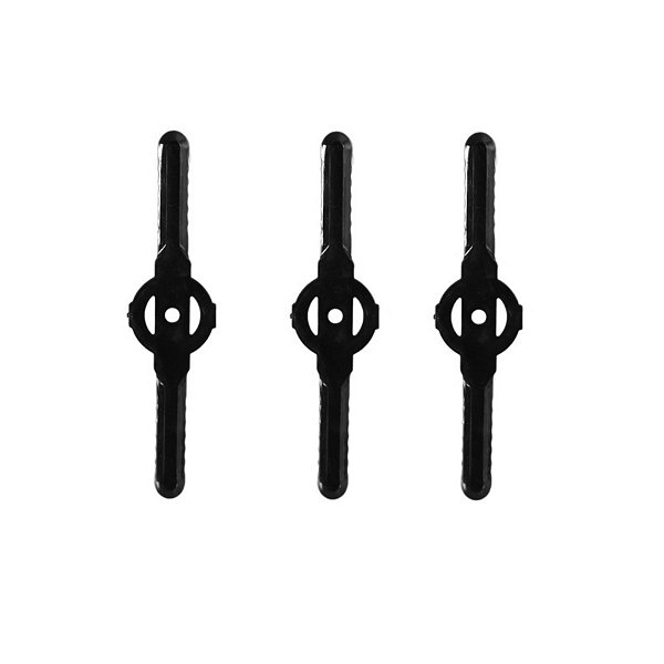 Kit de 3 Facas Lâminas de Plástico para Aparador de Grama a Bateria Tssaper