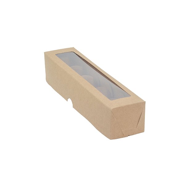 50 Caixas Para 5 Brigadeiro Visor Bombom Brigadeiro Trufas