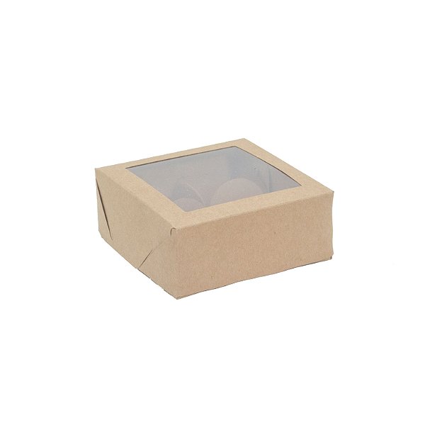 800 Caixas Para 4 Brigadeiro Visor Bombons Brigadeiro Trufas