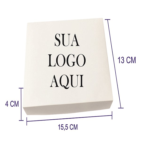 100 Caixa Presente Multiuso Papel Tiara Bijuterias 15,5x4x13