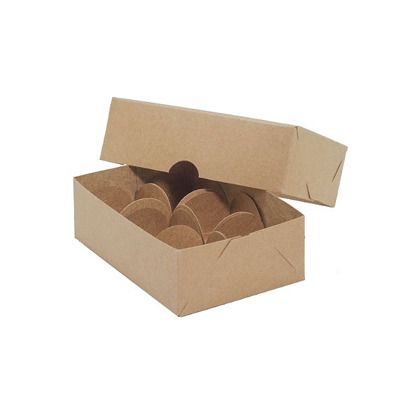 130 Caixas Para 6 Brigadeiro Visor Bombom Brigadeiro Trufas