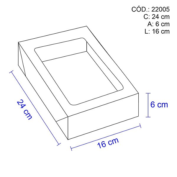 20 CAIXAS VISOR PRESENTE MULTIUSO BRIGADEIRO PAPEL 24X6X16
