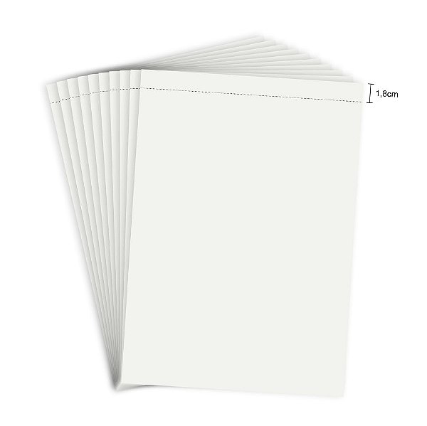 Papel Sulfite Serrilhado Para Danfe 75g - 500 Fls
