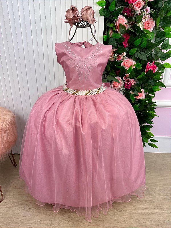 Vestido Longo Festa Formatura Rose