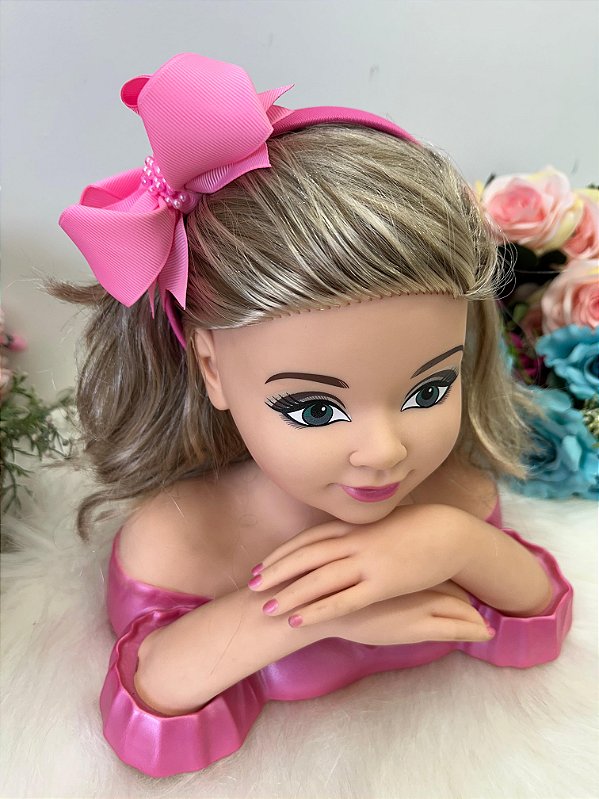 Tiara Infantil Juliana Rosa Chiclete