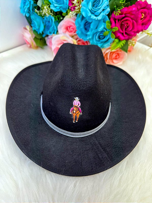 Chapéu Preto Meninas Boiadeira e Junino