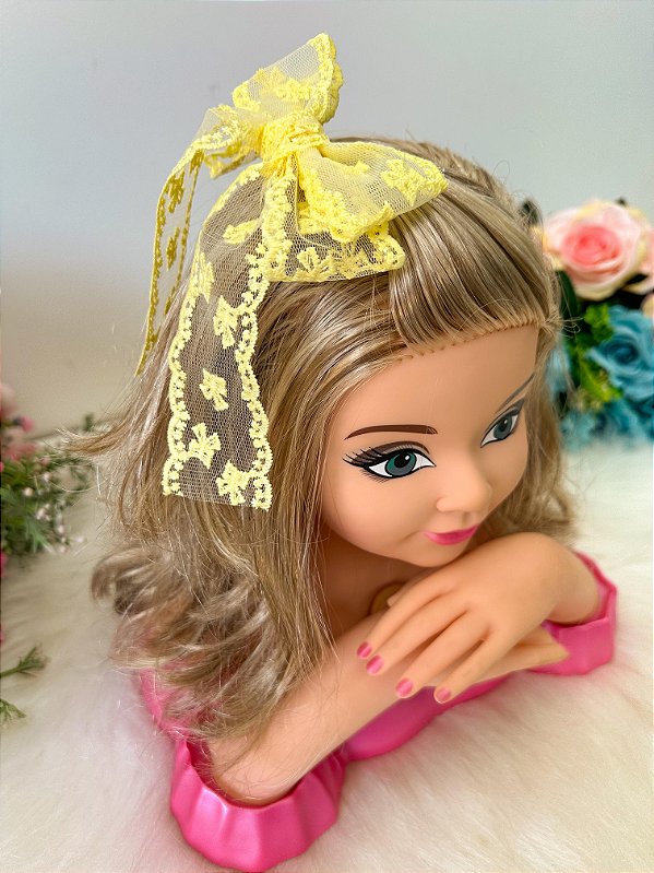 Laço Amarelo Renda Infantil