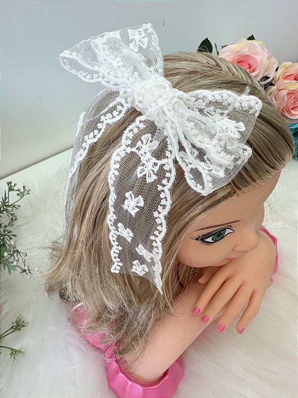 Laço Renda Off Infantil