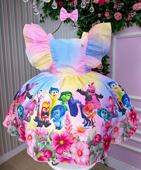 Vestido Divertidamente Colorido Temáticos Kids