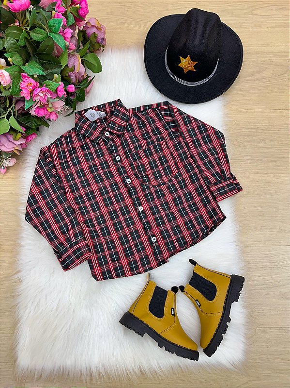 Camisa Xadrez Junina Hugo