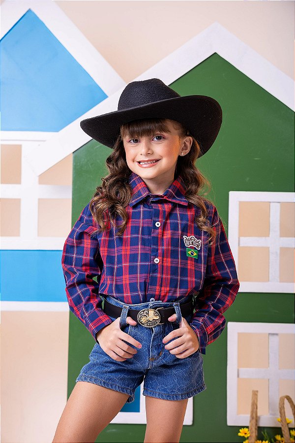 Camisa Infantil Junina Rodeio