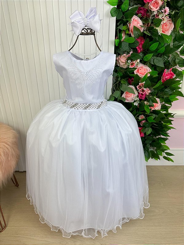 Vestido Longo Festa Formatura Branco