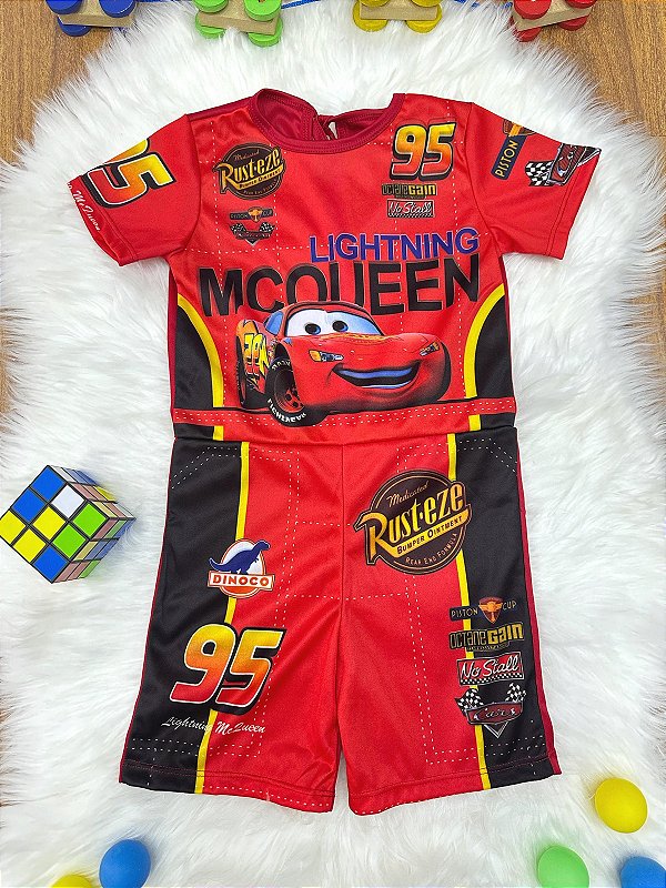 Fantasia Infantil Temática Relâmpago McQueen Festas