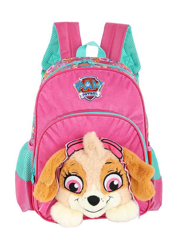 Kit Mochila Costas + Lancheira Patrulha Canina Sky