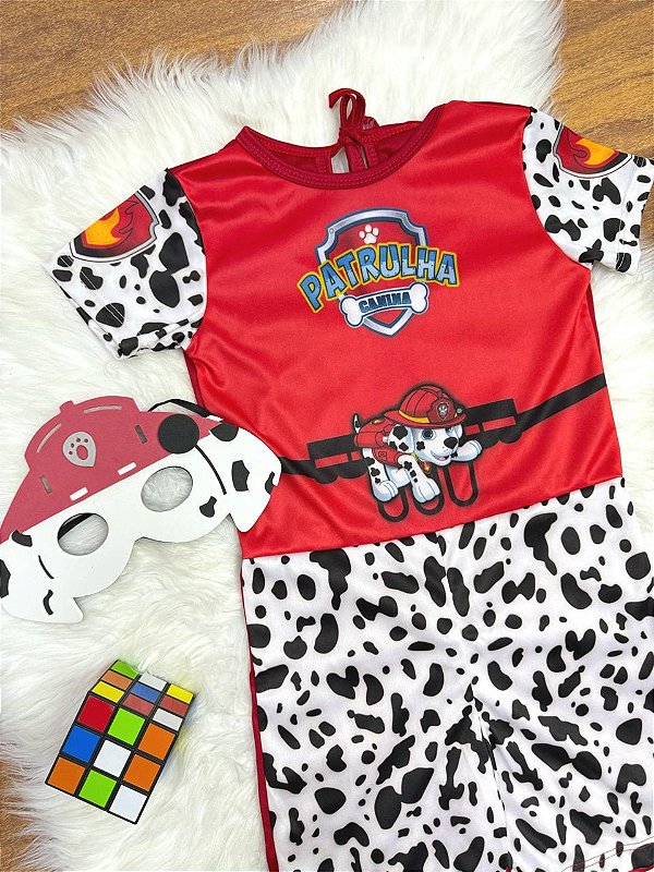 Fantasia Infantil Patrula Marshall Dia das Crianças